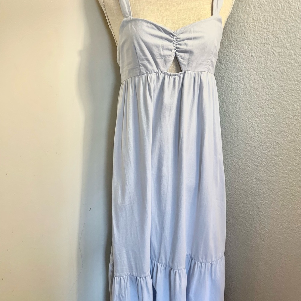Zara Light Blue Maxi Dress